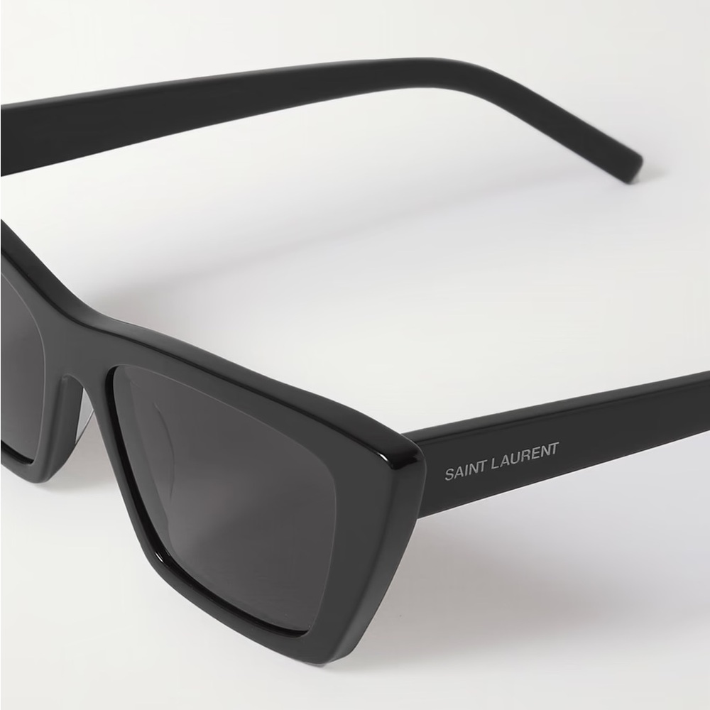 Saint Laurent Mica cat-eye acetate sunglasses - Picture 3 of 8